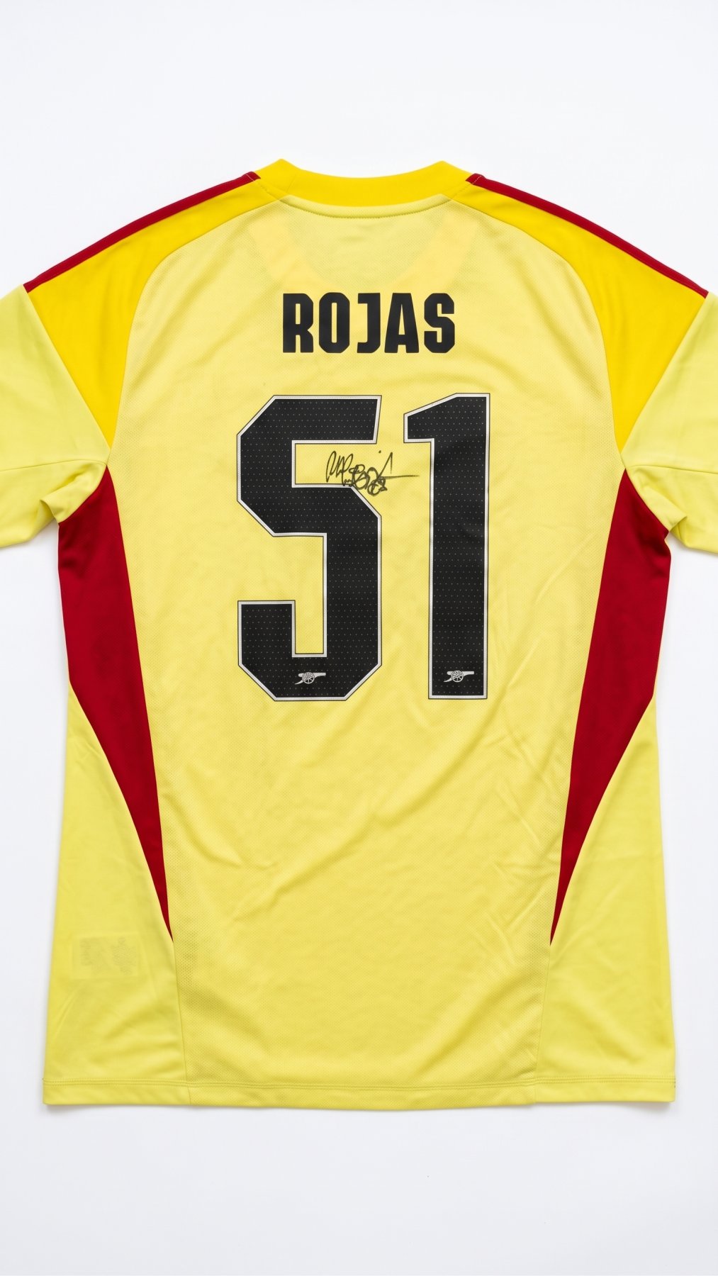 Camiseta amarilla Arsenal - Alexei Rojas