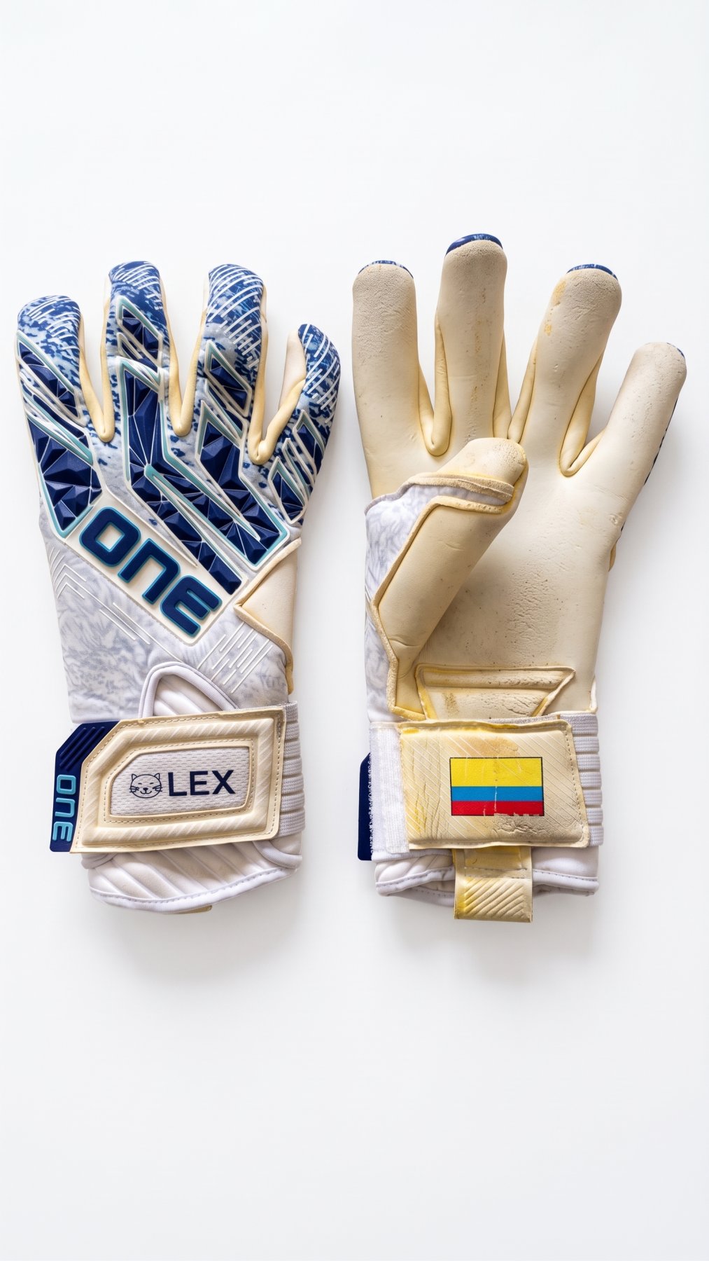Guantes de arquero oficial usados por Alexei Rojas