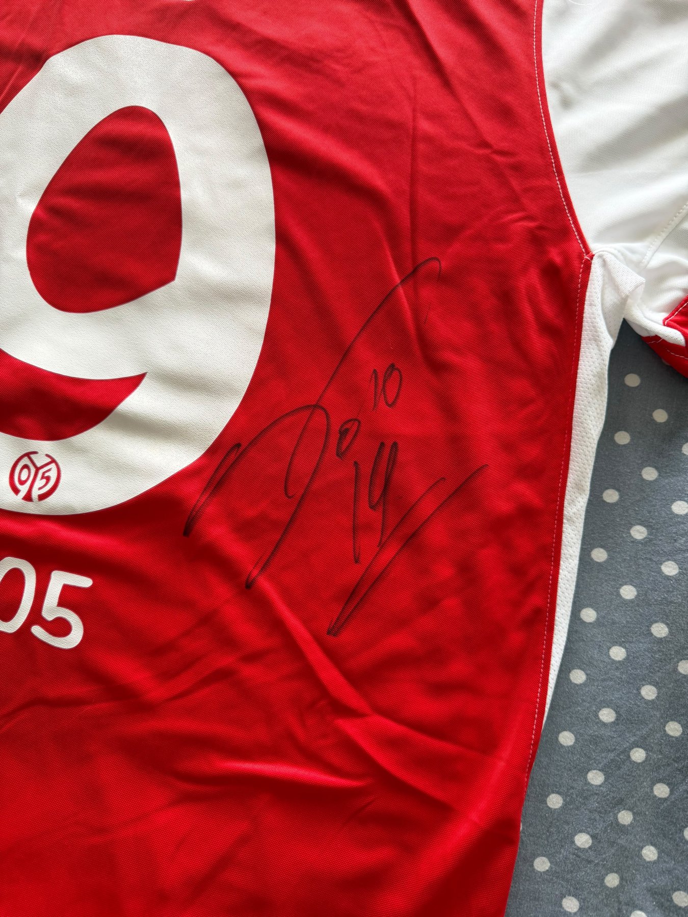 Camiseta del Mainz 05 de Elkin Soto firmada — foto 3