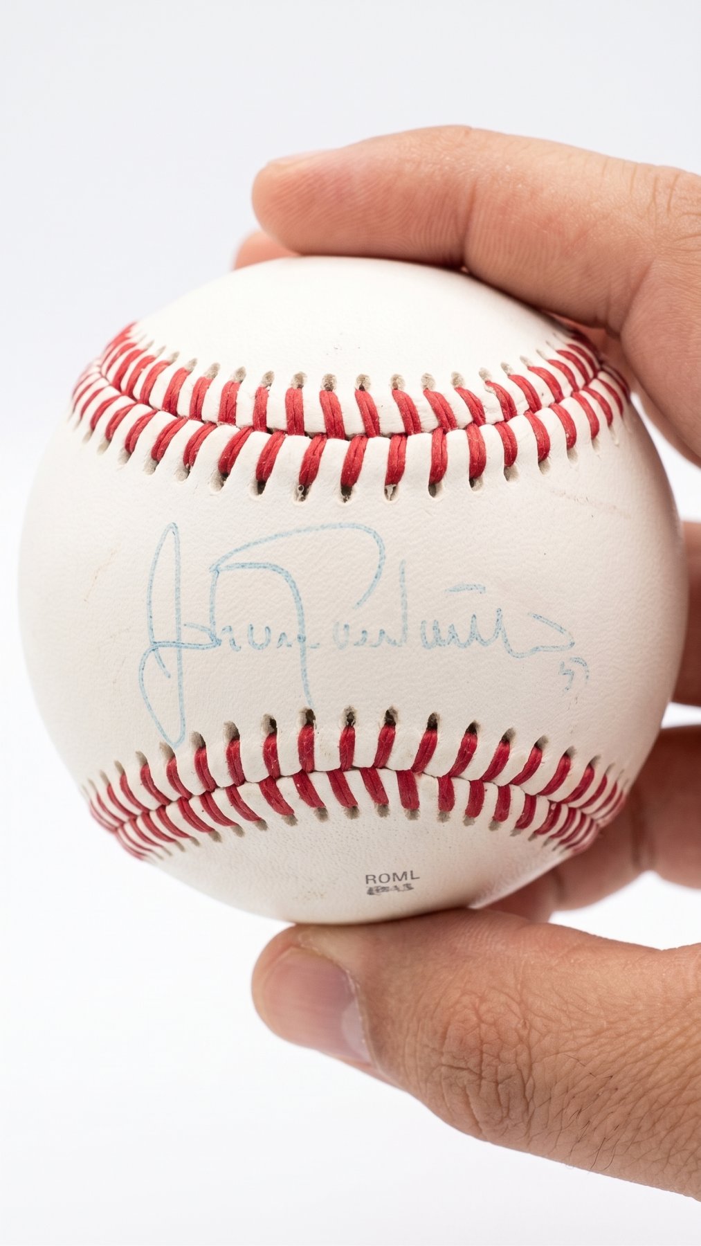 Pelota de beisbol firmada por Johan Santana
